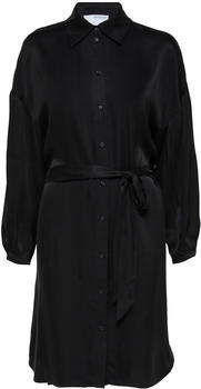 Selected SLFIRENE-TONIA LS CUPRO SHIRT DRESS B (16088996) black