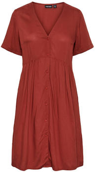 Pieces PCLAURA SS DRESS BC (17139338-4243421) burnt henna