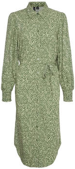 Vero Moda VMSARA LS CALF SHIRT DRESS WVN (10282451-4166867) reseda