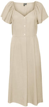 Vero Moda VMMYMILO SS CALF DRESS WVN GA (10282500-4132303) irish cream