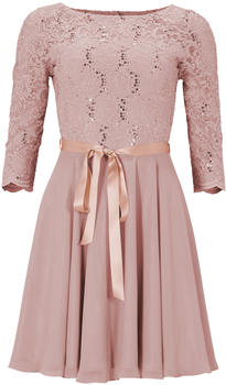 SWING Cocktailkleid aus Paillettenspitze mit Chiffonrock (77761210NOS-696) peach blush