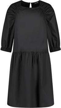 Taifun Knieumspielendes Kleid aus feiner Baumwoll-Qualität (380327-11103-1100) schwarz
