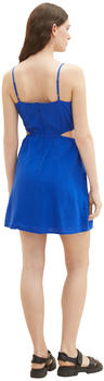 Tom Tailor Denim Mini-Kleid mit Cut-Outs (1036611-14531) shiny royal blue