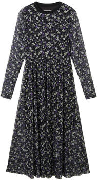 Tom Tailor Denim Gemustertes Midikleid (1039911-34262) black flower print