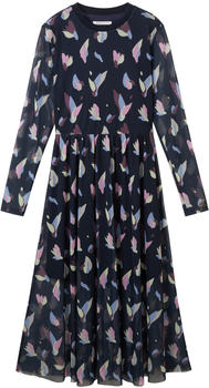 Tom Tailor Denim Gemustertes Midikleid (1039911-29961) navy abstract flower print