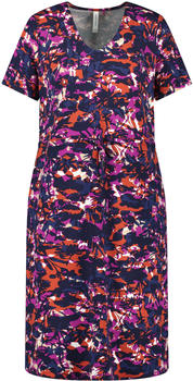 Gerry Weber Gemustertes Kleid mit Taillen-Tunnelband (885029-44017-8038) blau/lila/pink druck
