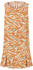 Tom Tailor Volant Kleid (1037234-31758) brown abstract leaf design