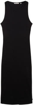 Tom Tailor Denim Neckholder Kleid mit Rippstruktur (1037256-14482) deep black