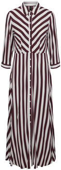 Y.A.S Yassavanna Long Shirt Dress S. Noos (26022663) Winetasting/StripesWhite