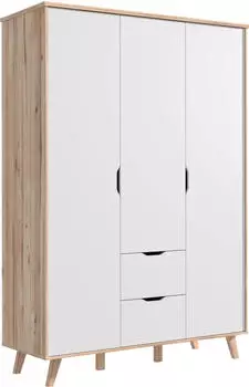 Forte Vankka 139x202cm wei&szlig;/plankeneiche