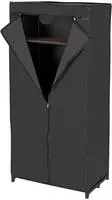 WENKO Kleiderschrank Mod. Deep Black mit Ablage Gestell aus Metall 43821020100