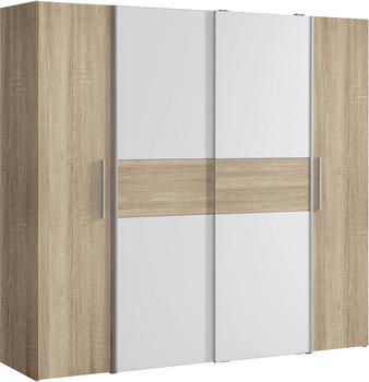 Forte Kalixtus 200x190cm sonoma-eiche/weiß