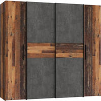 FORTE Kleiderschrank "Kalixtus, Made in Europe" B/H/T ca. 200x190x60 cm, 2