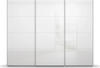 Rauch Koluna 271x210cm mit Schubladen alpinweiß/hochglanz-weiß