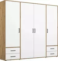 rauch Dreht&uuml;renschrank "Kleiderschrank Schrank Garderobe W&auml;scheschrank VOYAGER" in