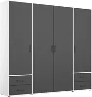 rauch Dreht&uuml;renschrank "Kleiderschrank Schrank Garderobe W&auml;scheschrank VOYAGER" in