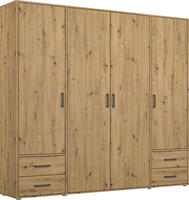 rauch Dreht&uuml;renschrank "Kleiderschrank Schrank Garderobe W&auml;scheschrank VOYAGER" in