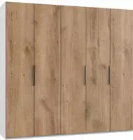 Wimex Kleiderschrank "Level by fresh to go" T&uuml;ren vollfl&auml;chig mit farbigem Glas