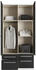 Priess Barcelona 94x193cm schwarz/weiß