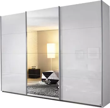 Rauch ORANGE Kulmbach 270x210cm mit Schubk&auml;sten und Einlegeb&ouml;den wei&szlig;