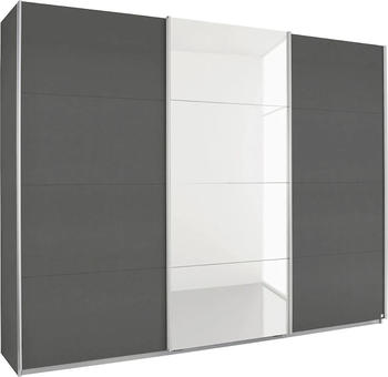 Rauch Schwebetürenschrank Kulmbach Schränke 270 x 210 x 62 cm, 3, grau (graumetallic) (741182-0)