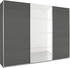 Rauch Schwebetürenschrank Kulmbach Schränke 270 x 210 x 62 cm, 3, grau (graumetallic) (741182-0)