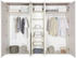 HOM'IN Drehtürenschrank 5-türig CAMRON B/H/T ca. 255,00x209,00x60,00 Braun
