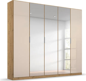 Rauch Koluna 226x210cm eiche artisan/Glas champagner/3 Spiegel