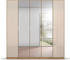 Rauch Koluna 226x210cm eiche artisan/Glas champagner/3 Spiegel