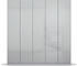 Rauch Koluna 226x210cm seidengrau/Glas seidengrau