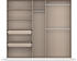 Rauch Koluna 226x210cm alpinweiß/kristallweiß