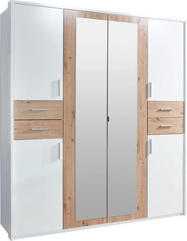 Wimex Vegas 183x210cm mit Passepartout wei&szlig;/artisan eiche