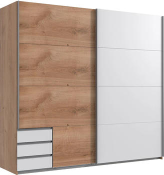 Wimex Emden 225x210cm plankeneiche/wei&szlig;