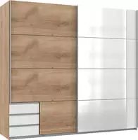 Wimex Schwebet&uuml;renschrank "Emden moderner Kleiderschrank mit Spiegel und Schubladen"