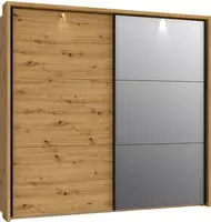 FORTE Schwebet&uuml;renschrank "Trondheim" inklusive Beleuchtung