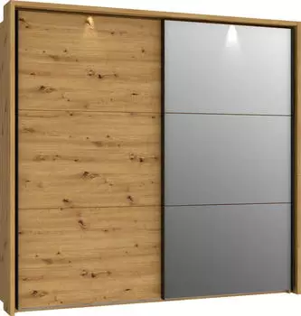 Forte Trondheim 231x216cm artisan-eiche/schwarz