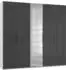 fresh to go Level 250x236cm 5-türig mit Spiegel
