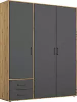 rauch Dreht&uuml;renschrank "Kleiderschrank Schrank Garderobe W&auml;scheschrank VOYAGER" in