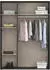Rauch Voyager 140x194cm artisan-eiche/grau-metallic
