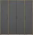 Rauch Voyager 187x194cm grau-metallic/artisan-eiche