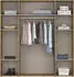 Rauch Voyager 187x194cm grau-metallic/artisan-eiche
