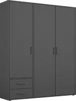 rauch Dreht&uuml;renschrank "Kleiderschrank Schrank Garderobe W&auml;scheschrank VOYAGER" in