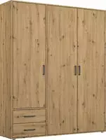 rauch Dreht&uuml;renschrank "Kleiderschrank Schrank Garderobe W&auml;scheschrank VOYAGER" in
