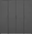 Rauch Voyager 187x194cm grau-metallic