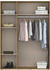 Rauch Voyager 140x194cm grau-metallic/artisan-eiche