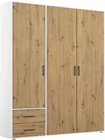 rauch Dreht&uuml;renschrank "Kleiderschrank Schrank Garderobe W&auml;scheschrank VOYAGER" in