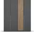 Rauch Lamella 181x210cm grau-metallic/artisan-eiche