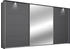 Rauch Cortona 368x214cm mit Passepartout und Beleuchtung grau-metallic