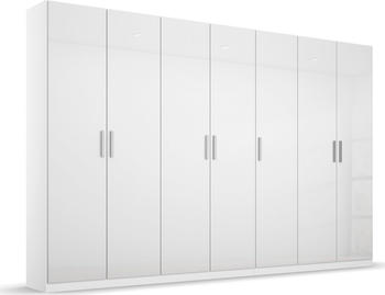 Rauch Koluna 315x229cm 7-t&uuml;rig mit Schubladen alpinwei&szlig;/hochglanz-wei&szlig;