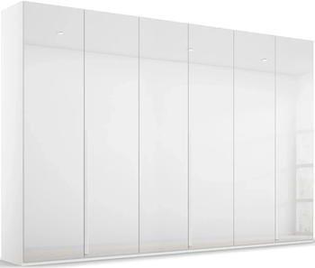 Rauch Orange Purisma 301x223cm mit 3 Schubladen alpinwei&szlig;/Glas kristallwei&szlig;